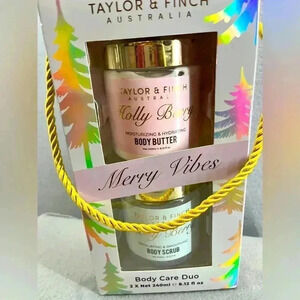 Taylor& Fitch Merry Vibes Body Care Duo Body scrub and body butter 8.12 Fl Oz